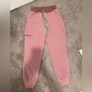 Figs Mineral Mauve High Waisted Zamora Joggers